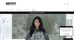 Desktop Screenshot of gritfitapparel.com