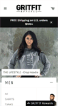 Mobile Screenshot of gritfitapparel.com